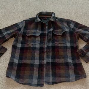 Jeremiah American legacy wool blend shirt